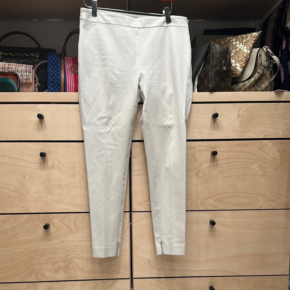 Ann Taylor Ponte Side Zip Pants